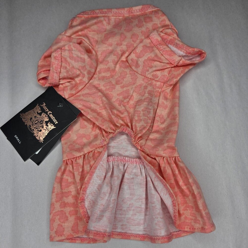 NWT Juicy Couture Pink Leopard Dog Dress - Picture 3 of 4